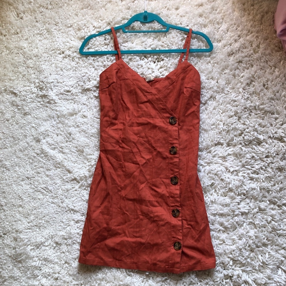 Rust Orange Dress